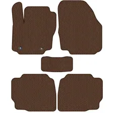 Комплект ковриков для авто Alicosta Ford Mondeo IV (седан, лифтбек, универсал / BD, BE, BG) 2007 - 2015 (коричневый, сота)