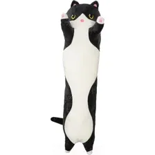 Подушка-игрушка Sima-Land Котик / 10627996 (черный)