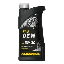 Моторное масло MANNOL 99645 5W-30 синтетическое 1 л