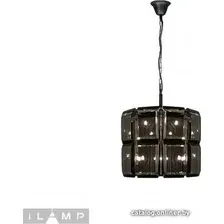 Подвесная люстра iLamp Panorama 10490-5+5P BK