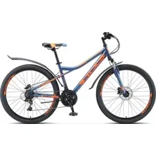 Велосипед Stels Navigator 510 D 26 V010 р.14 2023 (разобранный, темно-синий)