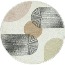Ковер для жилой комнаты Merinos Izumrud C123-DAIRE-LIGHT-CREAM (1х1)