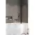 Стеклянная шторка для ванны Radaway Nes Black PND II 100 R