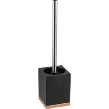 Ершик для унитаза PERFECTO LINEA Wood Bliss черный