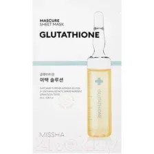  Missha Маска Mascure Whitening Solution Sheet Mask Glutathione 28 мл