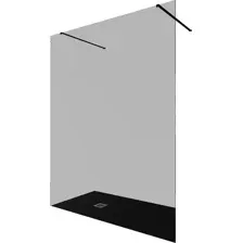 Душевая стенка Allen Brau Infinity 3.21040.BBA.T 323832 (черный браш )