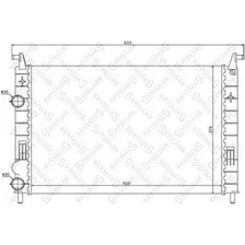 STELLOX                                            10-25699-SX Радиатор охлаждения двигателя