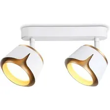 Припотолочная люстра Ambrella light Techno Spot TN71229/2 WH/GD (белый/золото)