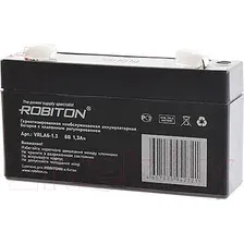 Аккумуляторная батарея Robiton VRLA6-1.3
