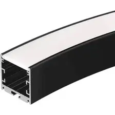 Алюминиевый профиль Arlight SL-ARC-3535-D800-A90 BLACK (630мм, дуга 1 из 4) 027638