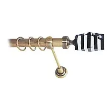 Карниз для штор Lm Decor Даймонд 135 1р гладкий (антик, 3.2м)