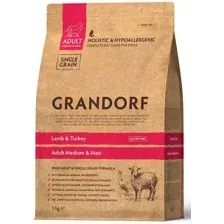 Сухой корм для собак Grandorf Medium&Maxi Breeds Lamb&Turkey (3кг)
