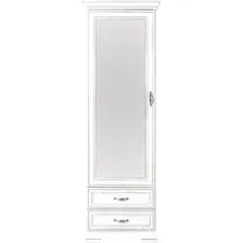 Шкаф распашной Anrex Tiffany 1Z2S Вудлайн Кремовый