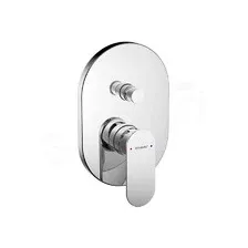 Смеситель скрытого монтажа Bravat Gina PB865104CP-2-ENG (2 функции) (хром)
