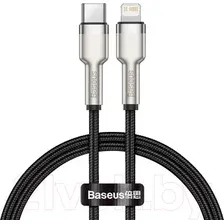 Зарядный кабель Baseus Lightning - USB Type-C / CATLJK-A01 (1м, черный)