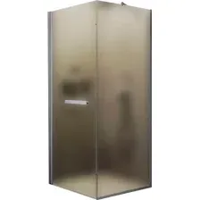 Душевой уголок MaybahGlass MGY-1350-5 (сатин стекло/хром матовый)