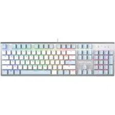 Клавиатура A4Tech Fstyler FS100 Neon (синий/белый)