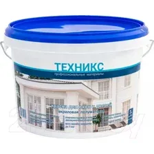 Краска Техникс ВД-АК-1УМ Для окон и дверей 3 кг (белый полуматовый)