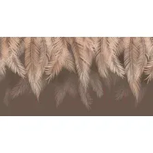 Фотообои листовые Citydecor Magic Пальмовые листья с оттенком (бежевый, 500x260)