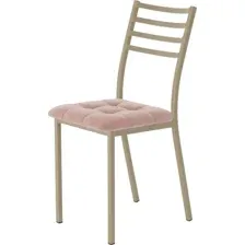 Стул AMC Comfort 4.10.7 (ткань, розовый/капучино)