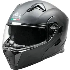 Мотошлем AIM JK906 906-008-M (M, черный матовый)