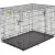 Клетка Midwest iCrate для собак 2 двери 1542DD (109x74x78см, черный)