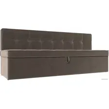 Диван Лига диванов Техас 340 (велюр коричневый)