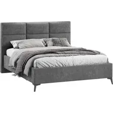 Кровать Трия Делана Тип 1 с подъемным механизмом 160x200 (велюр Brut Grey 16)