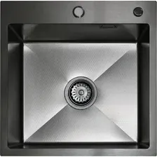 Кухонная мойка BLANTEK LS-5050HN Honeycomb Nano black