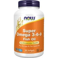 БАД Now Foods Super Omega 3-6-9 (180 капсул)
