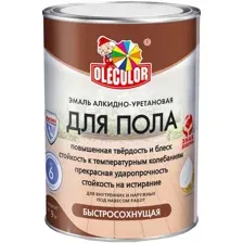 Эмаль Olecolor Для пола быстросохнущая 1.8 кг (желто-коричневый)