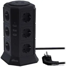 Сетевой фильтр Ritmix RM-2123C (черный)
