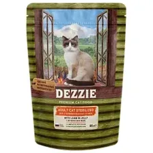 Dezzie Sterilized Cat Ягненок в желе 85 г