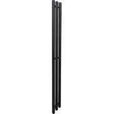 Полотенцесушитель водяной Ростела Мини 140x1200/3 (1/2")  (черный)