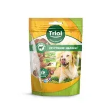 Лакомство Triol для собак Хрустящие шарики из говядины, 70 г