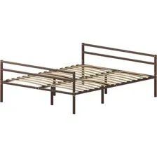 Двуспальная кровать Домаклево Металика Г2+Г2 180х190 (коричневый)