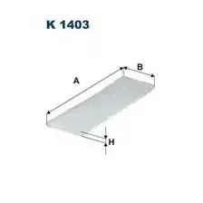 Салонный фильтр FILTRON K 1403