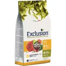 Сухой корм для собак Exclusion Monoprotein Beef Noble Grain для средних пород NGABM12 (12 кг)