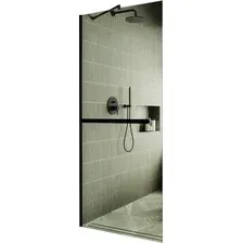 Душевая стенка MaybahGlass 195x69 MGD-720-6у (прозрачное стекло/черный)