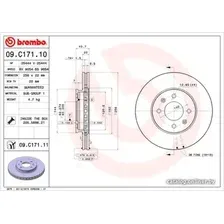 Тормозной диск Brembo 09C17111