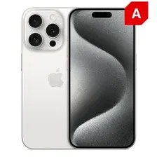 смартфон APPLE Б/У (ГРЕЙД A) IPHONE 15 PRO 128GB ESIM ELN3102A0339 (БЕЛЫЙ ТИТАН)