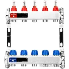 Запорная арматура Varmega Коллектор для теплого пола с расходомерами VM15105 ВР 1"