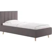 Кровать Сонум Alma 90x200 (замша какао)