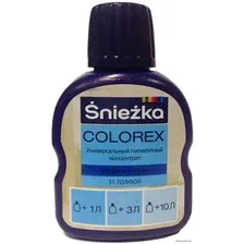 Колеровочная краска Sniezka Colorex 0.1 л (51, голубой)