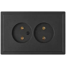 Розетка Bylectrica РС16-0641 (графит)