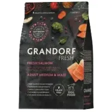 Сухой корм для собак Grandorf Adult Medium&Maxi Breeds Fresh Salmon&Sweet Potato (1кг)