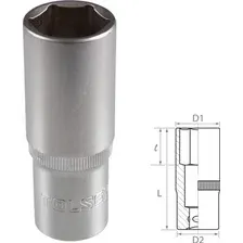 Головка слесарная Tolsen TT16567