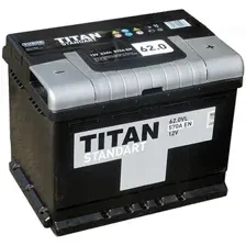 Автомобильный аккумулятор Titan Standart R+ (62 А·ч)
