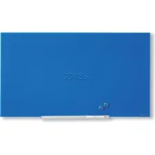 Доска стеклянная магнитная NOBO Diamond Glass Blue 993X559
