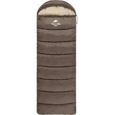 Спальный мешок Naturehike U250S NH20MSD07 (левая молния, коричневый)